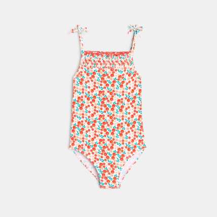 Maillot de bain imprime 1 piece orange fille OKAIDI Comparateur Avis Prix
