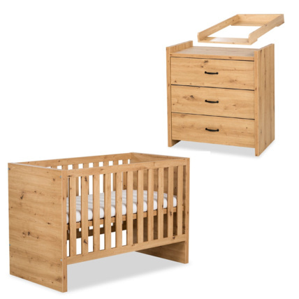 Avis Ensemble bébé commode à langer et lit évolutif AMELIA Mon Mobilier Design 6