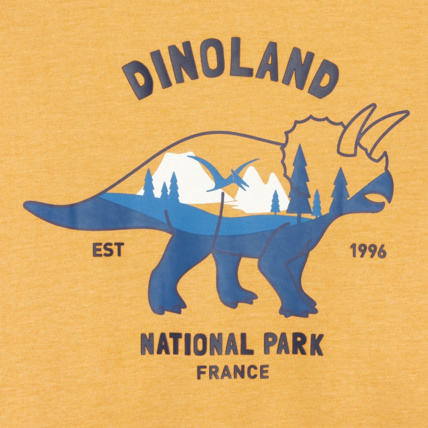 Avis T-shirt à motif dinosaure jaune garçon OKAIDI 2