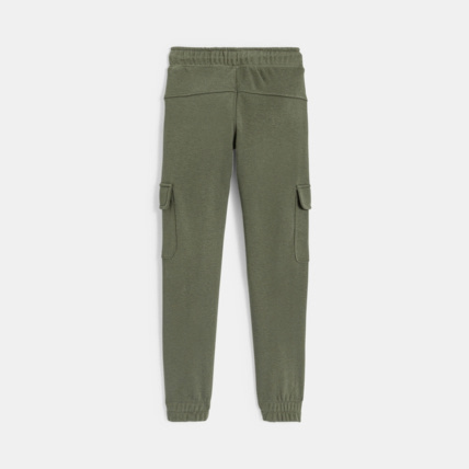 Avis Jogging uni à poches cargo vert garçon OKAIDI 3
