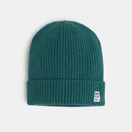 Avis Bonnet en tricot côtelé vert garçon OKAIDI 1