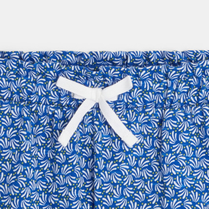 Avis Short maille imprimé feuillage bleu fille OKAIDI 2