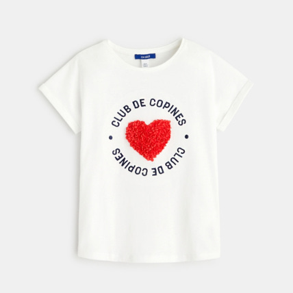 Avis T-shirt Club des Copines blanc fille OKAIDI 2