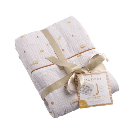 Avis Housse de couette avec taie Sunlight Sauthon 1