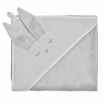 Avis Cape de bain en bambou et gaze de coton, Lapin Sevira Kids 4