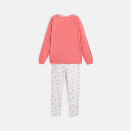 Avis Pyjama 2 pièces en jersey "let's ride" rose fille OKAIDI 4