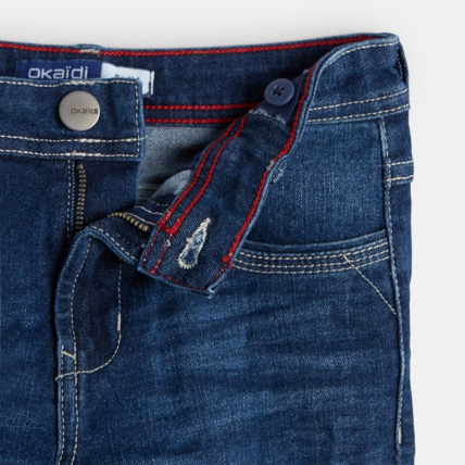 Avis Jean slim stretch thermorégulant bleu garçon OKAIDI 3