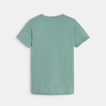 Avis T-shirt tunisien uni vert garçon OKAIDI 3