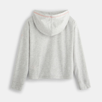 Avis T-shirt à capuche gris fille OKAIDI 2