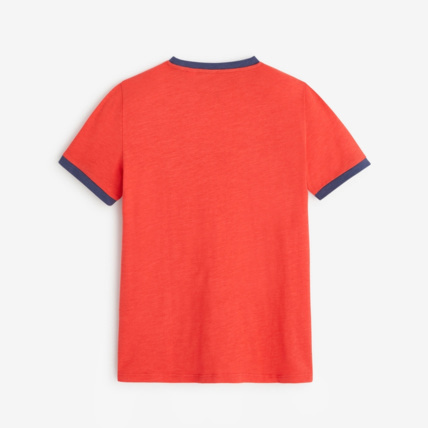 Avis T-shirt coton flammé à message rouge garçon OKAIDI 4