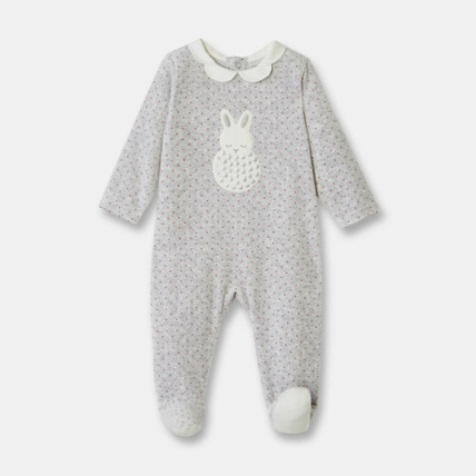 Avis Dors-bien velours à pois et motif sequins OBAÏBI 1