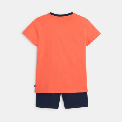 Avis Pyjama d'été à message "Enjoy nature" orange garçon OKAIDI 4