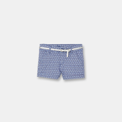 Avis Short imprimé ceinturé bleu fille OKAIDI 1