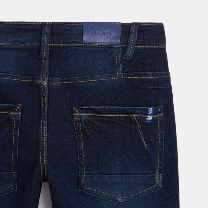Avis Jean droit recyclé bleu garçon OKAIDI 3