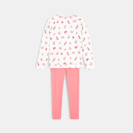 Avis Pyjama jersey imprimé papillons rose fille OKAIDI 3