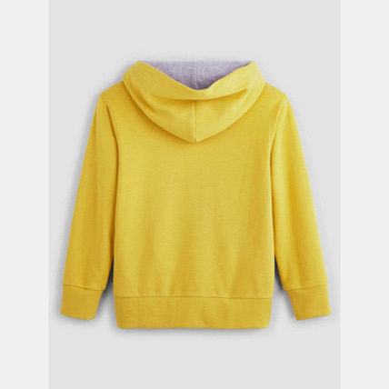 Avis Sweat à capuche jaune garçon OKAIDI 2