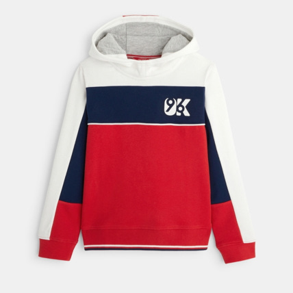 Avis Sweat-shirt à capuche OK96 rouge garçon OKAIDI 2