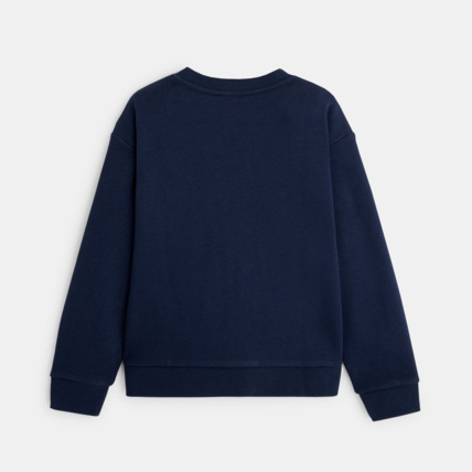 Avis Sweat-shirt à message "Don't worry, be ready" bleu garçon OKAIDI 3
