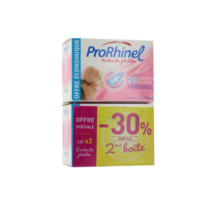Avis Embouts nasaux souples jetables PRORHINEL 1