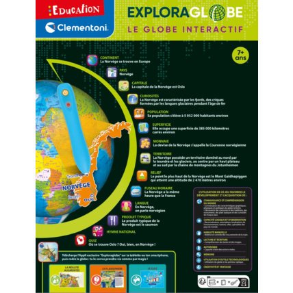 Avis Exploraglobe - Le globe interactif  CLEMENTONI 5