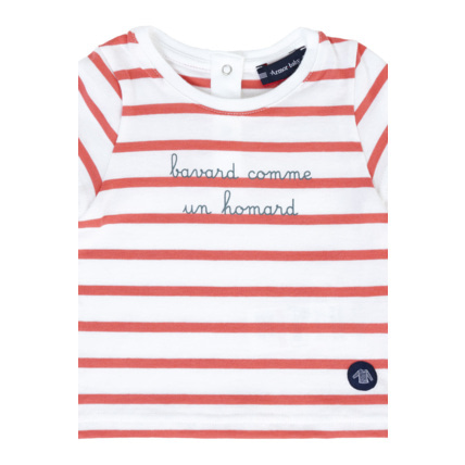 Avis T-shirt "homard" Baby - coton léger - Blanc/Sanguine ARMOR-LUX 2