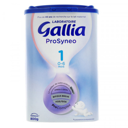 Avis Lait Gallia ProSyneo 1er âge Laboratoire Gallia 1