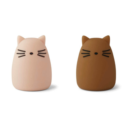 Avis Lot de 2 veilleuses Callie - Cat rose / Golden caramel LIEWOOD 1