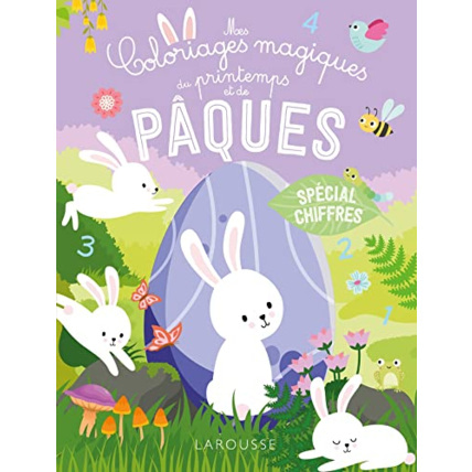 Avis Mes coloriages magiques du printemps et de Pâques - Chiffres LAROUSSE 1
