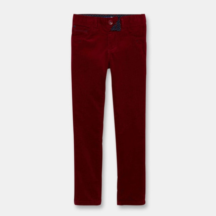 Pantalon rouge garcon deals