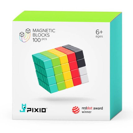 Avis 100 cubes magnétiques colorés Pixio 1