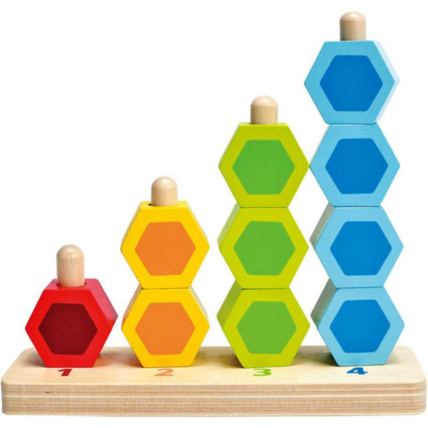 Avis Jeu à empiler perles à compter HAPE 1