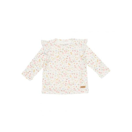Avis T-shirt manches longues Flowers & butterflies LITTLE DUTCH 1