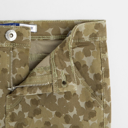 Avis Pantalon skinny en toile vert fille OKAIDI 2
