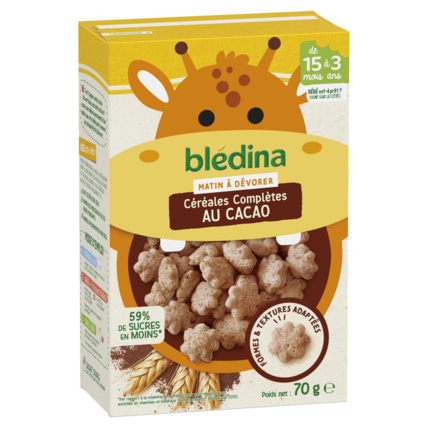 Avis Matin à dévorer - Céréales complètes au cacao Blédina 1