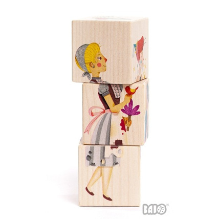 Avis Jouet en bois - Cubes cendrillon Mon Lit Cabane 1