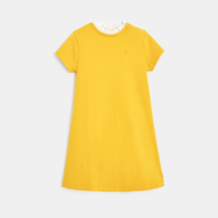 Avis Robe à col collerette jaune fille OKAIDI 2