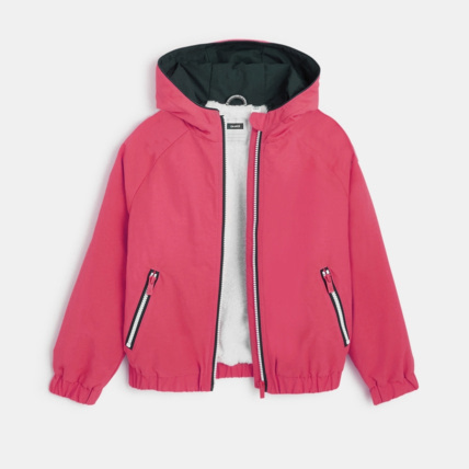 Avis Blouson doublé déperlant rose fille OKAIDI 3