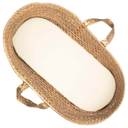 Avis Drap housse couffin en double gaze à carreaux Sevira Kids 1