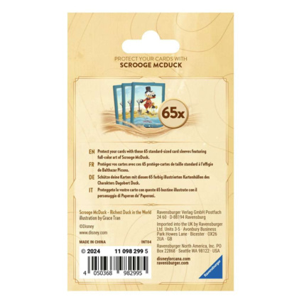 Avis Disney Lorcana Set 3: Sleeves Picsou - de 8 ans RAVENSBURGER 2