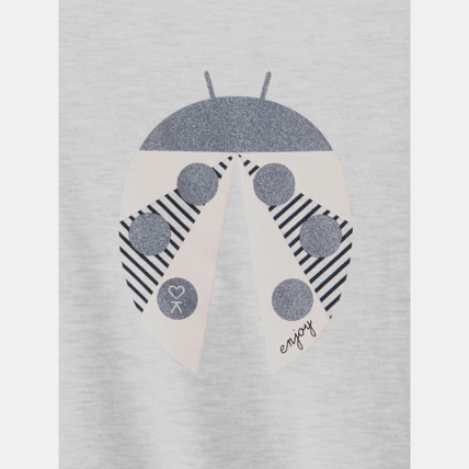 Avis Pyjama en jersey coccinnelle gris fille OKAIDI 3