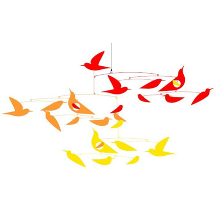 Avis Mobile Katsumi Komagata :  Des oiseaux en harmonie DJECO 1