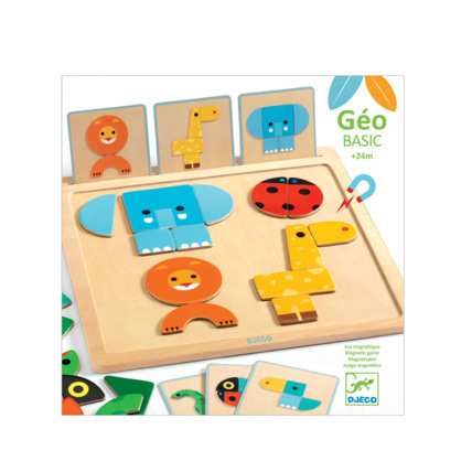 Avis Premier jeu magnétique de formes et couleurs GeoBasic DJECO 1