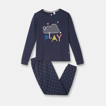Avis Pyjama avec motif phosphorescent bleu fille OKAIDI 1