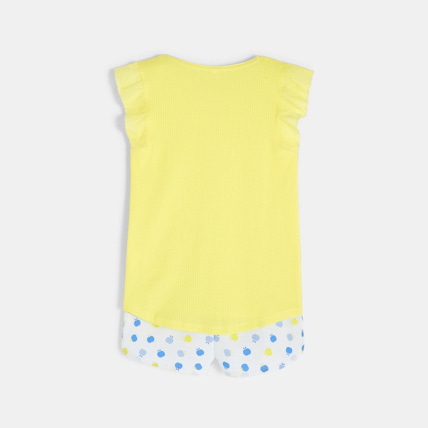 Avis Pyjama d'été jaune fille OKAIDI 4