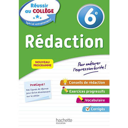 Avis Réussir au collège - Rédaction 6e Hachette Éducation 1