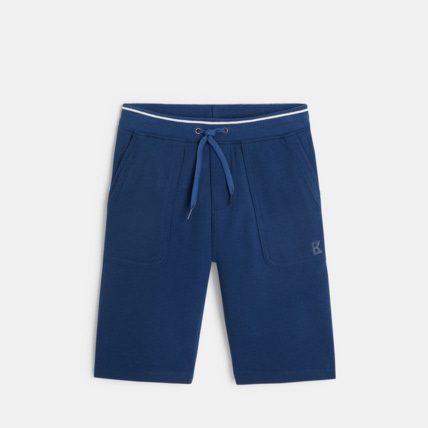 Avis Bermuda en molleton bleu garçon OKAIDI 1