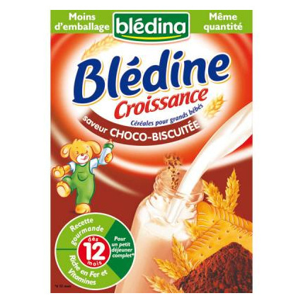 Avis Bledine croissance choco biscuitée 500g dès 12 mois (avec gluten) Blédina 1