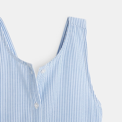Avis Robe bain de soleil rayée bleue fille OKAIDI 3