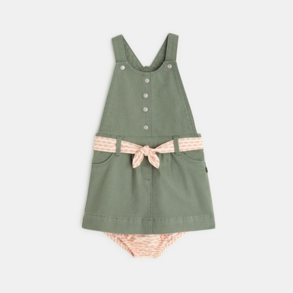 Avis Robe salopette coton piqué et bloomer OBAÏBI 1