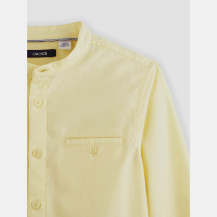 Avis Chemise oxford jaune garçon OKAIDI 3